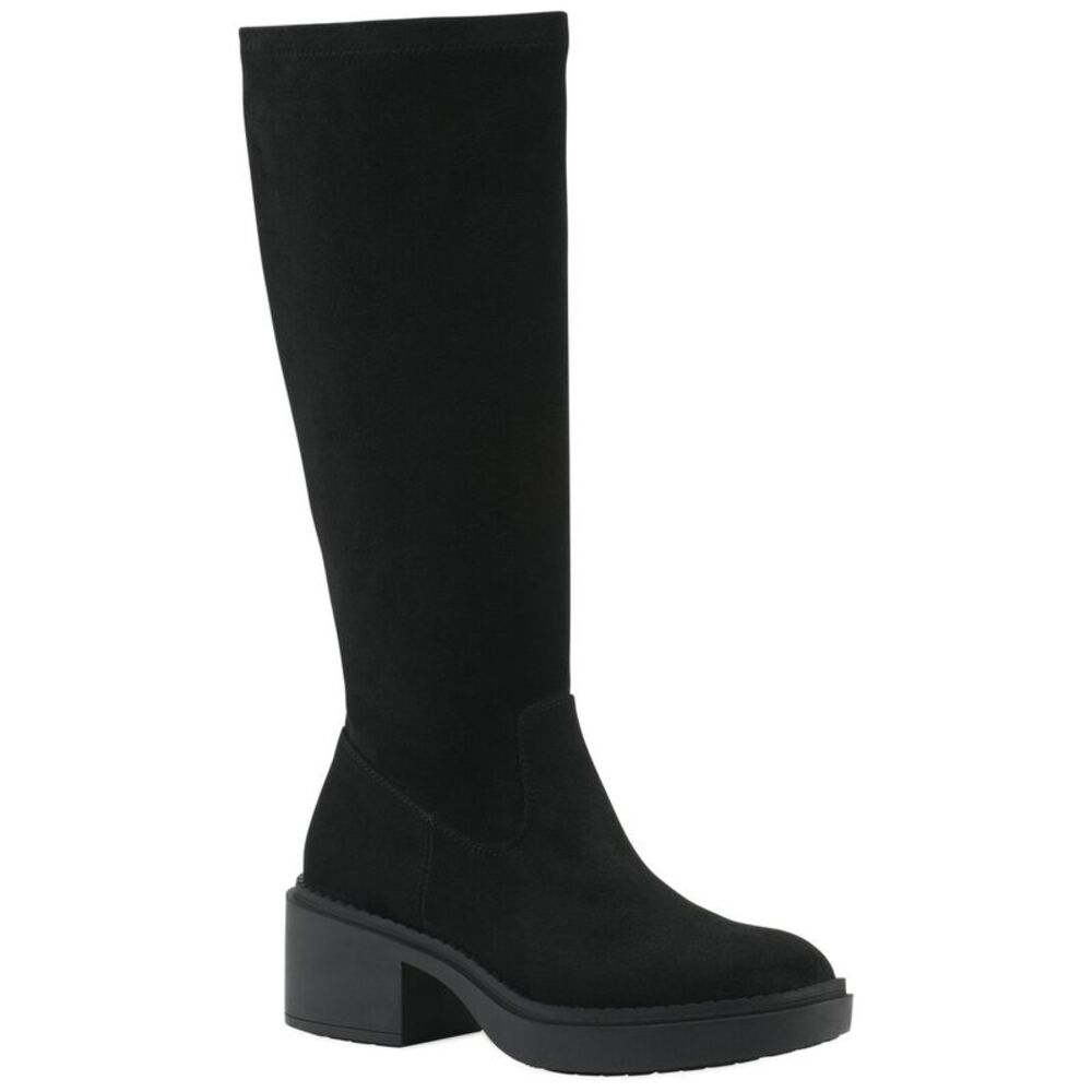 White Mountain Black Knee-High Boots